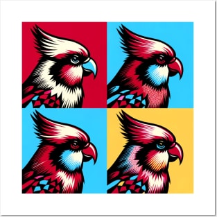 Pop Crimson Rosella Art - Cool Birds Posters and Art